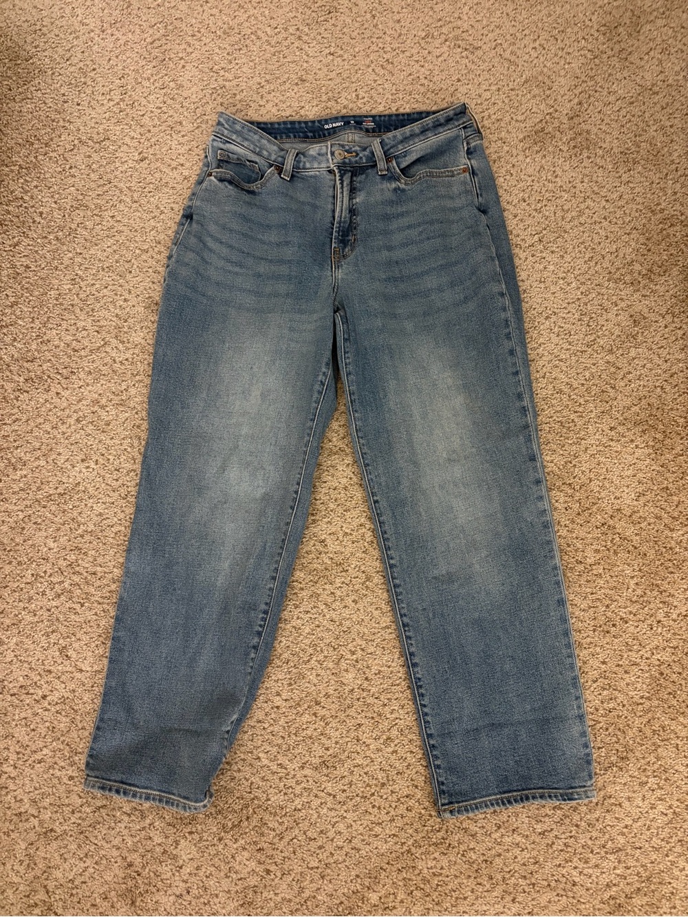 Old Navy Blue High-Rise OG Loose Jeans
